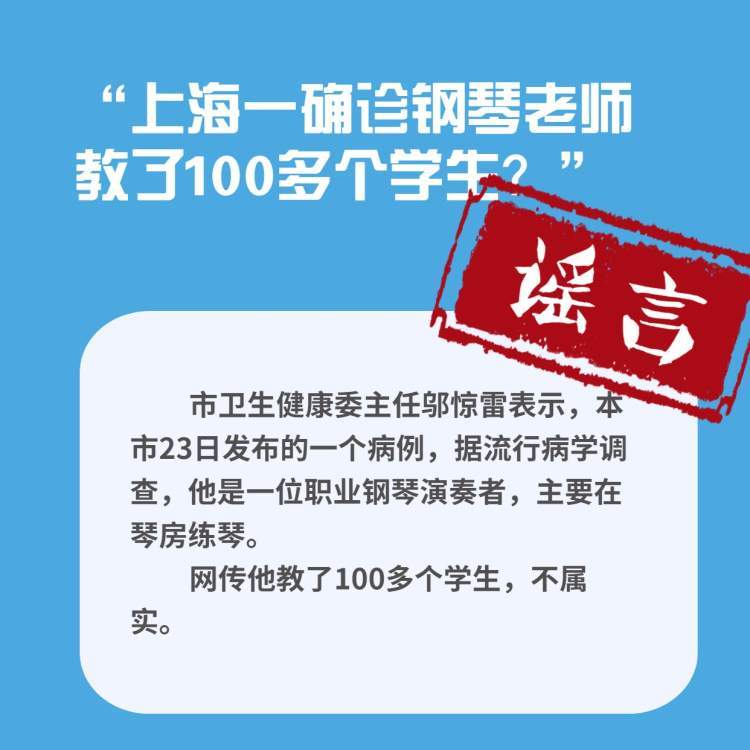 假假假 关于上海本地新冠病例情况 这8条都是谣言 新闻