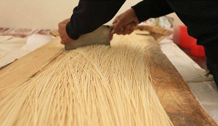 陕西非物质文化遗产空心手工面20小时1根面耐煮不浑汤入口三分鲜