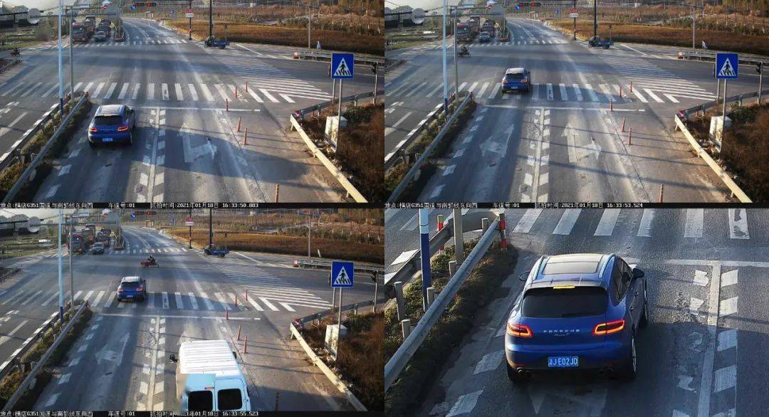 曝光台这些车辆越线停车被抓拍了