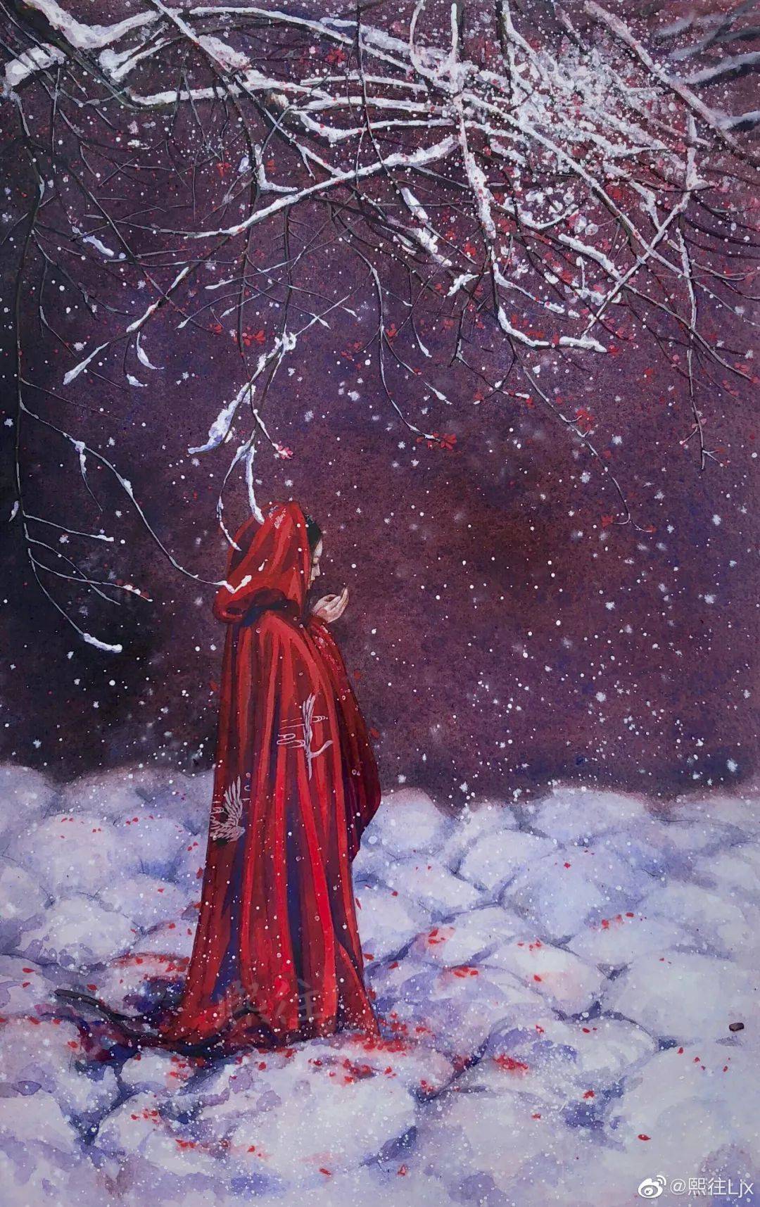 90后妹子画出迷人"女妖":美景,美色,美人