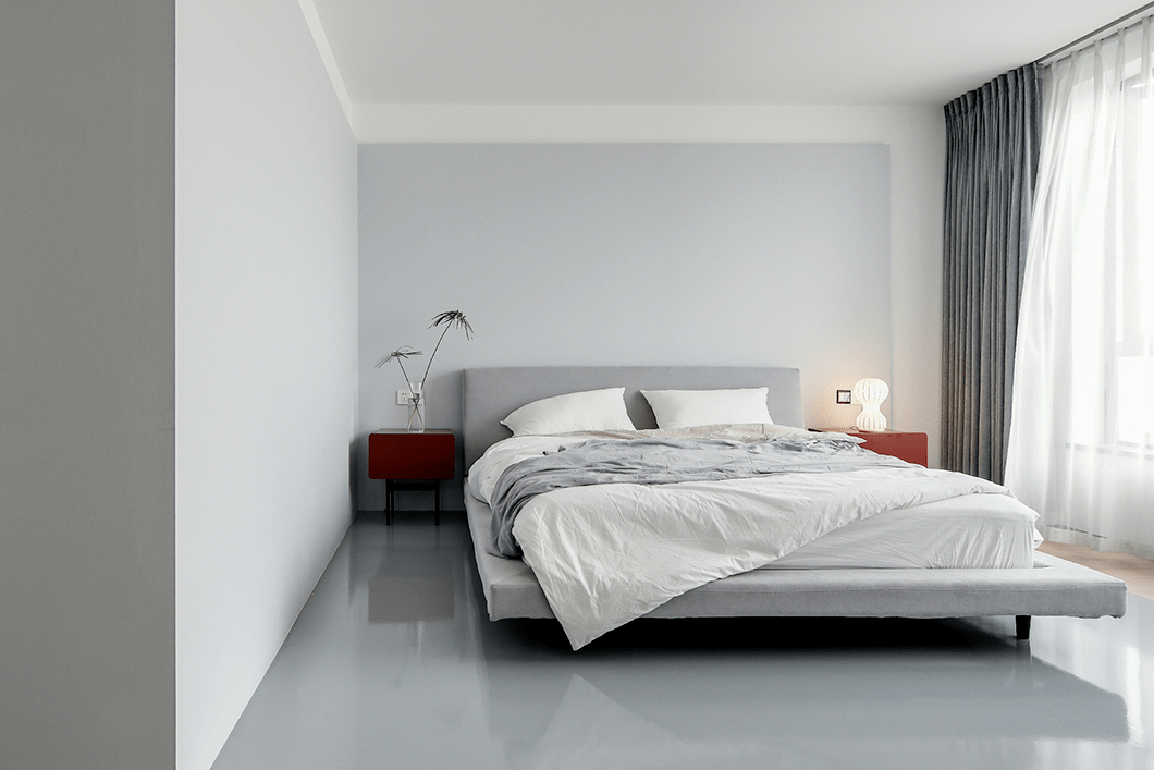 有质感的灰色墙漆,是混凝土的理想替代物