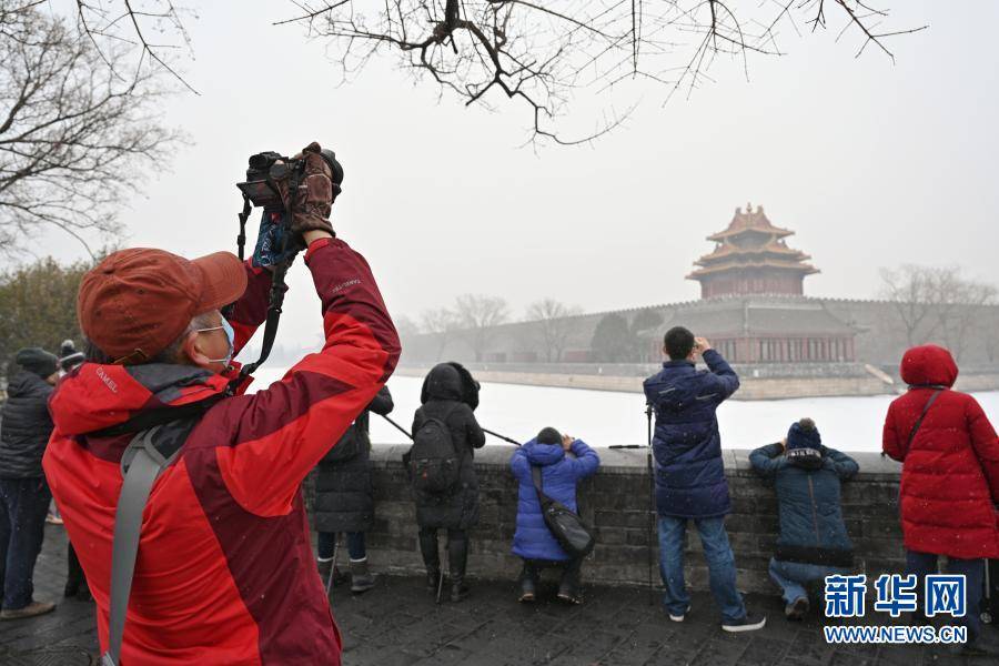 北京迎降雪