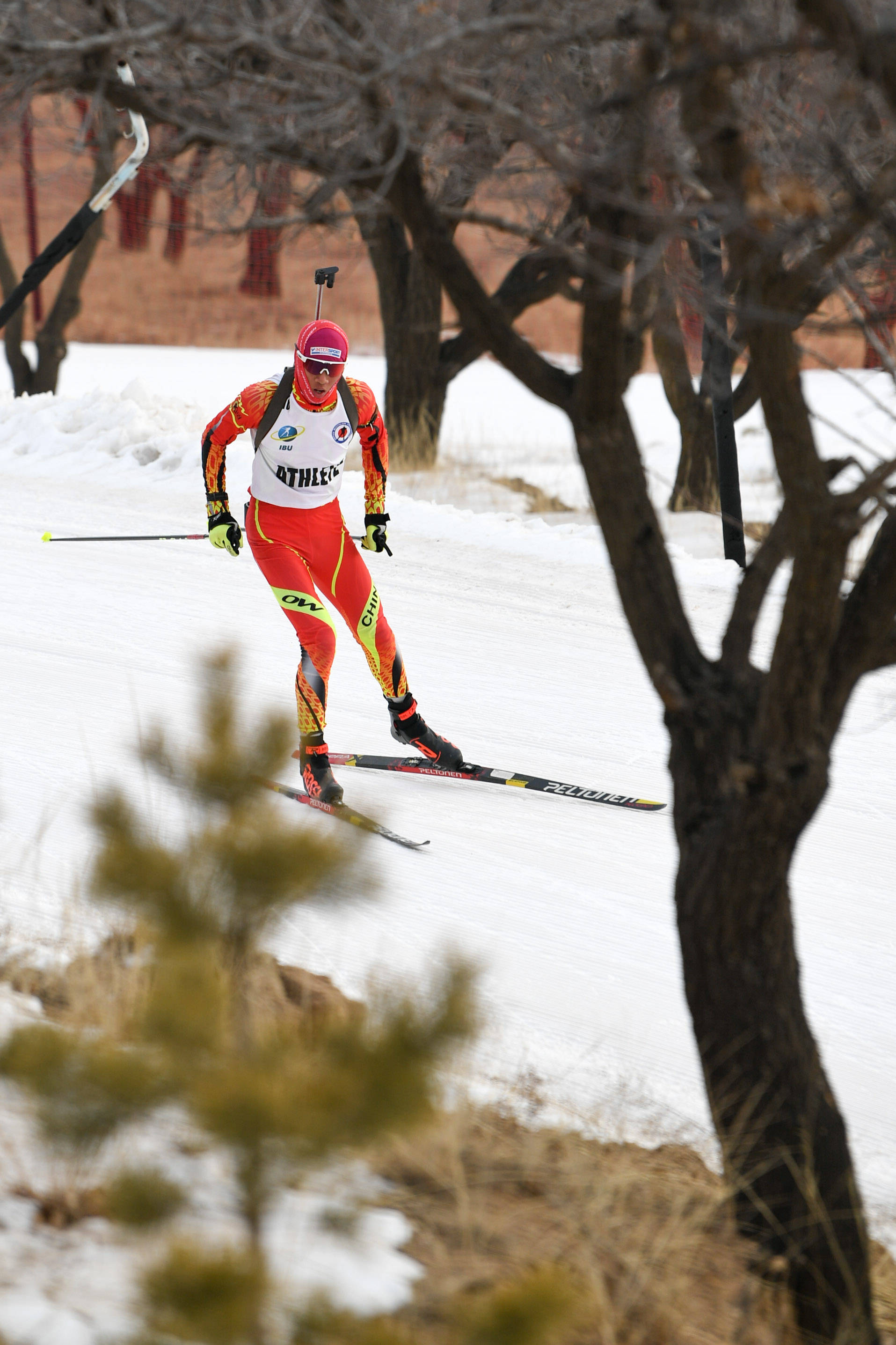 管理中心冬季两项队在位于内蒙古自治区乌兰察布市凉城县的岱海国际