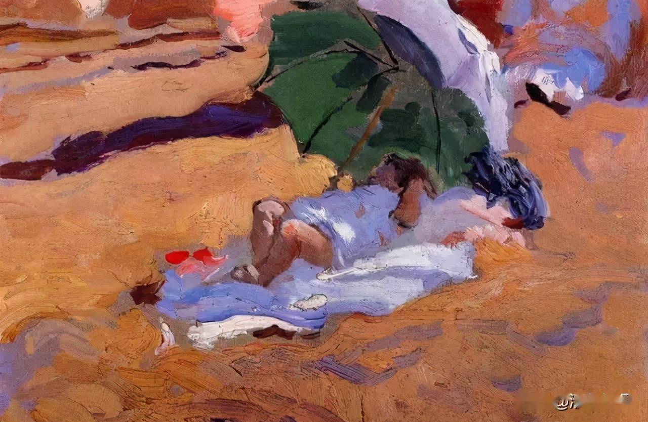 西班牙著名印象派画家华金索罗亚油画作品欣赏