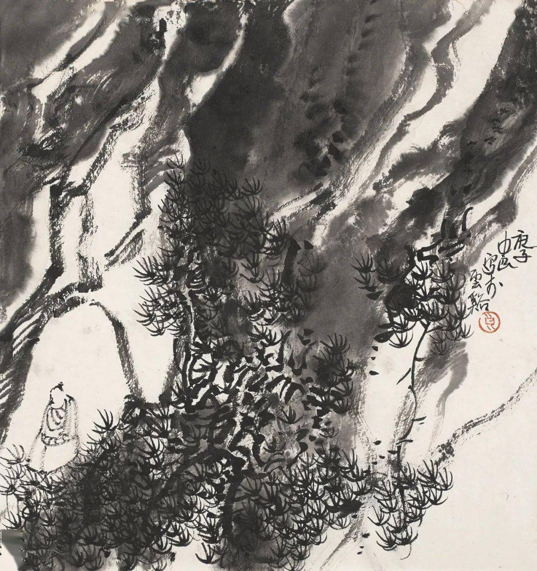 作品欣赏杨中良山水圈2021系列07