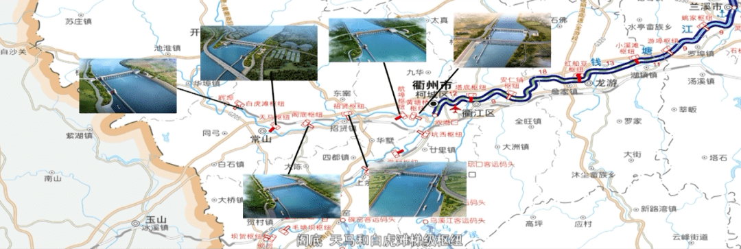 浙赣运河规划图图片