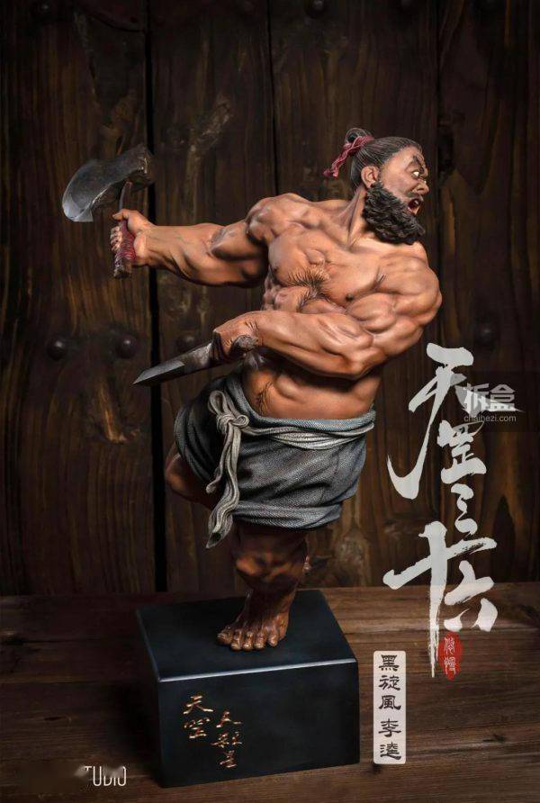 umanstuido 水浒·天罡三十六 系列 黑旋风·李逵 1:6雕像