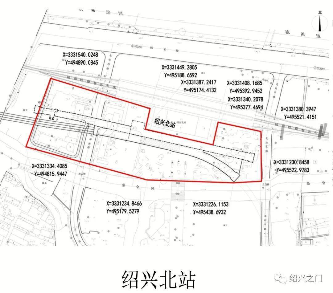 绍兴北站地图图片