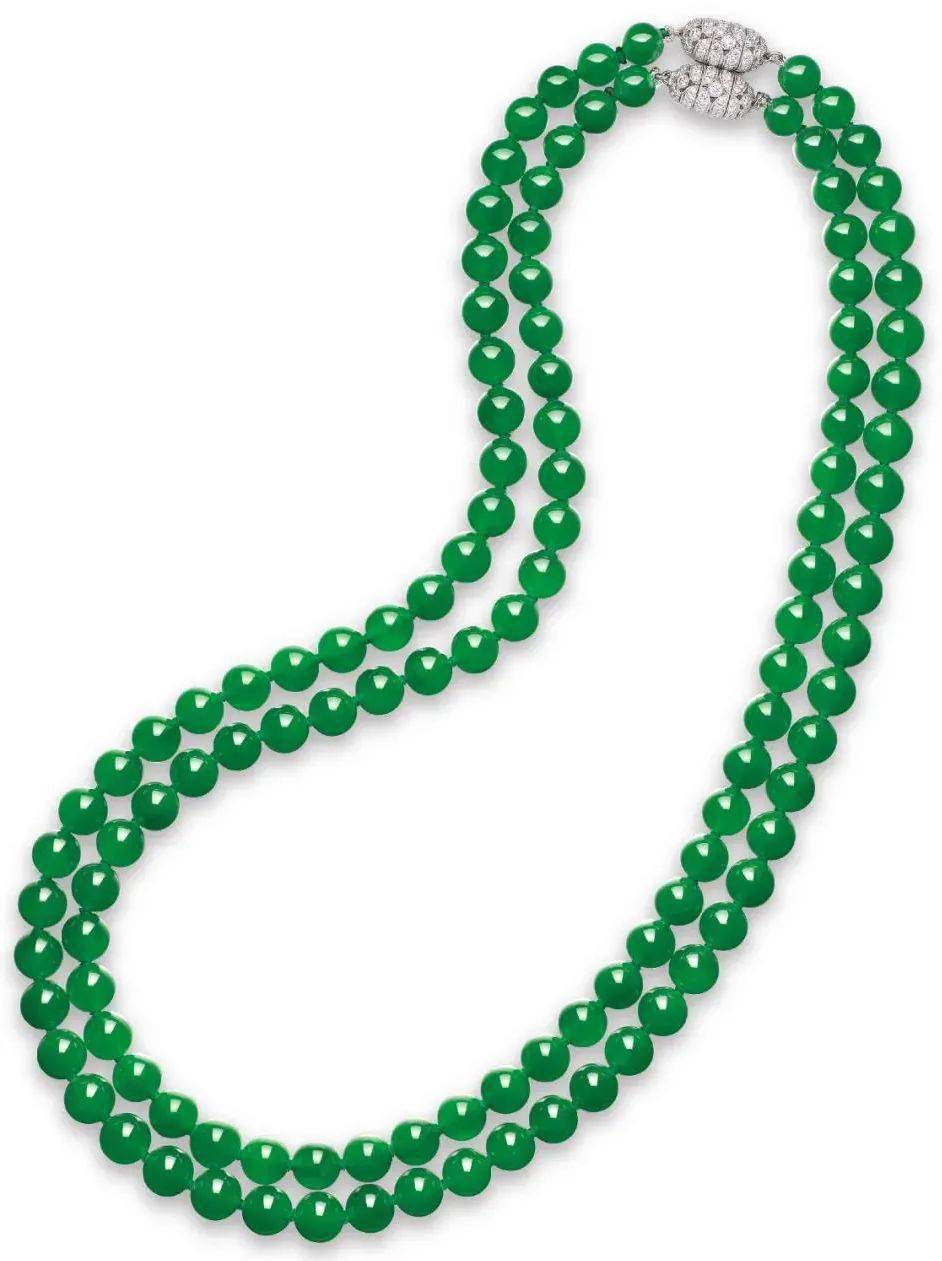 一只手镯5959万,一条项链9572.5万:历届拍卖会上的顶级翡翠集赏