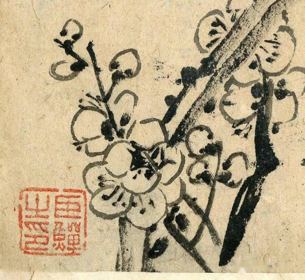 每日一画扬州八怪之一李鳝原裱花鸟册页高清版