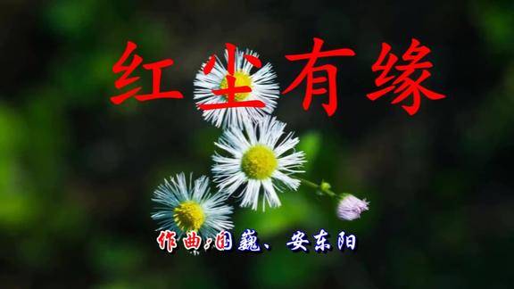 一曲安东阳慕容晓晓情歌对唱《红尘有缘》天荒地老不变的真心