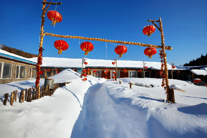 有一说一,东北的冬天才能感受真正的雪季