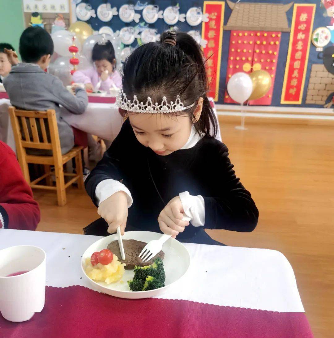 美食共享不負時光金匯實驗幼兒園迎新西餐活動