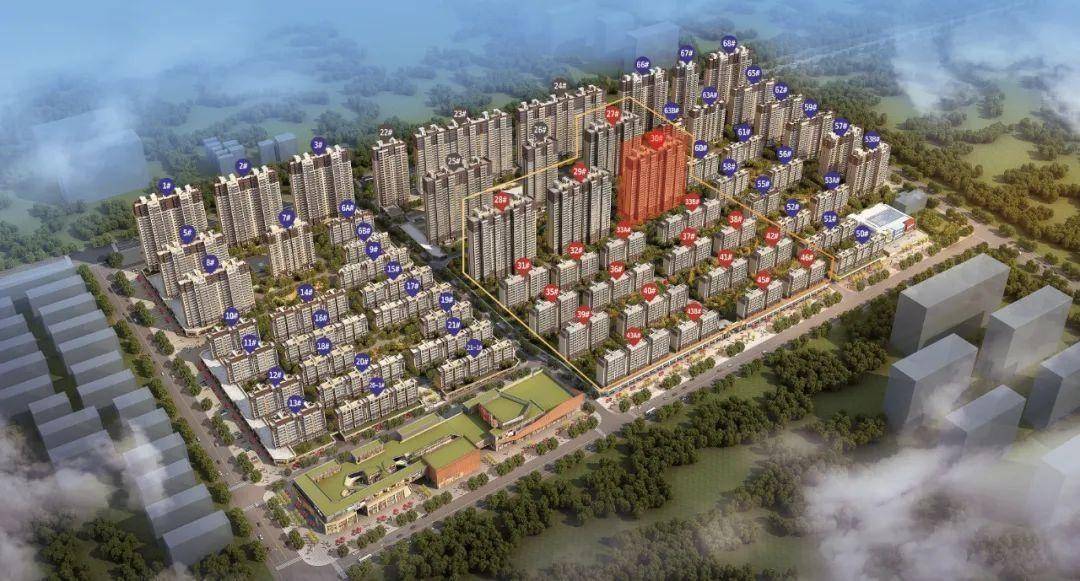 联泰中心城项占地约600亩,建筑面积近100万㎡,是临沂市和郯城县双重点