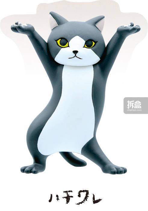 qualia 网红猫咪置笔架 第四弹 抬棺猫 扭蛋一套5款 盲盒