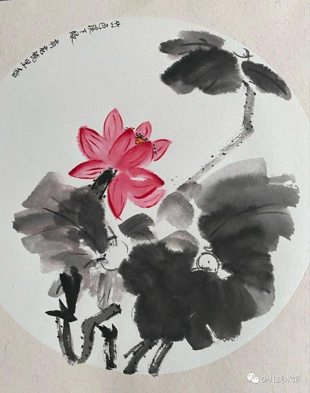 素材▏这60幅儿童水墨画技法欣赏两不误