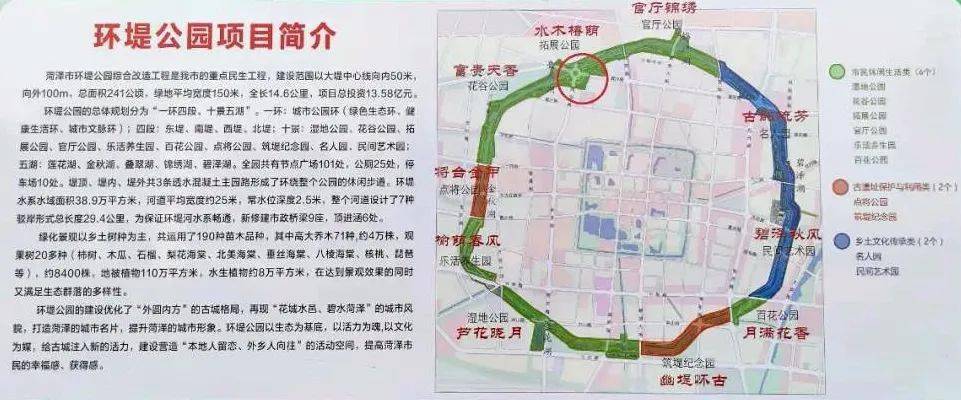 風車形景觀橋 廣場,這個路口改建後將成菏澤又一新地標