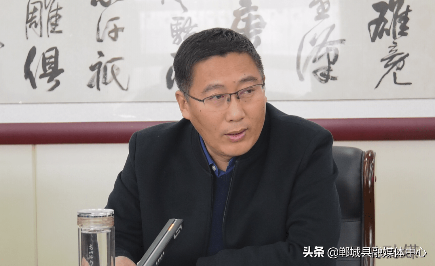 郸城县委常委,政法委书记,县政府党组成员谢超,副县长,公安局长陈凤祥
