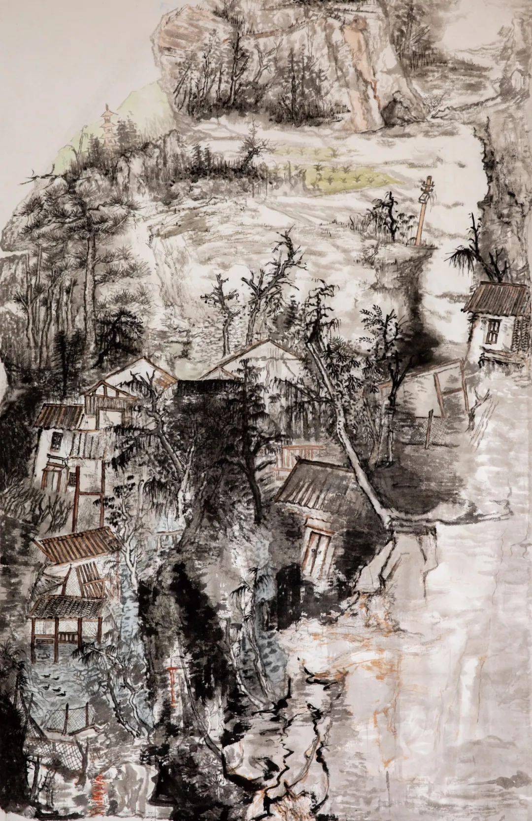 《苍山无语》(240×160cm) 王乐堂山东潍坊