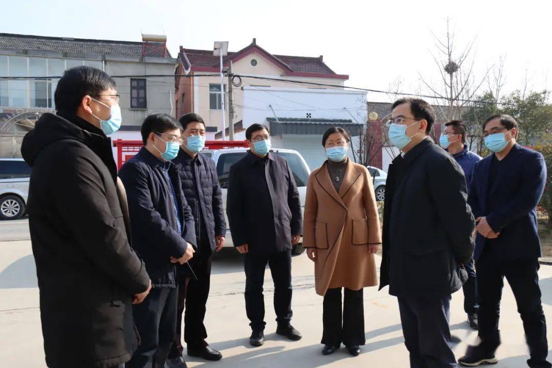 广陵区区长朱勇带队赴沙头,李典调研督查疫情防控和项目建设工作,并