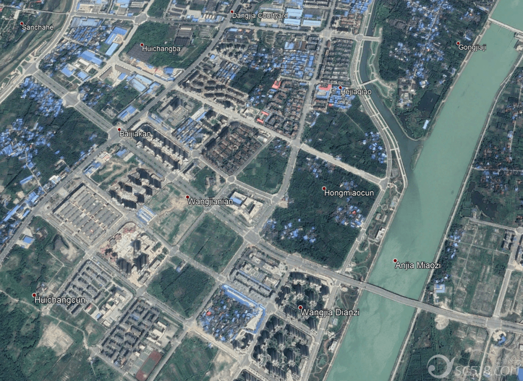 江油市卫星地图图片