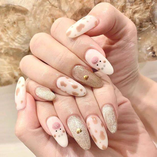 牛年必做奶牛纹美甲啦可甜可酷