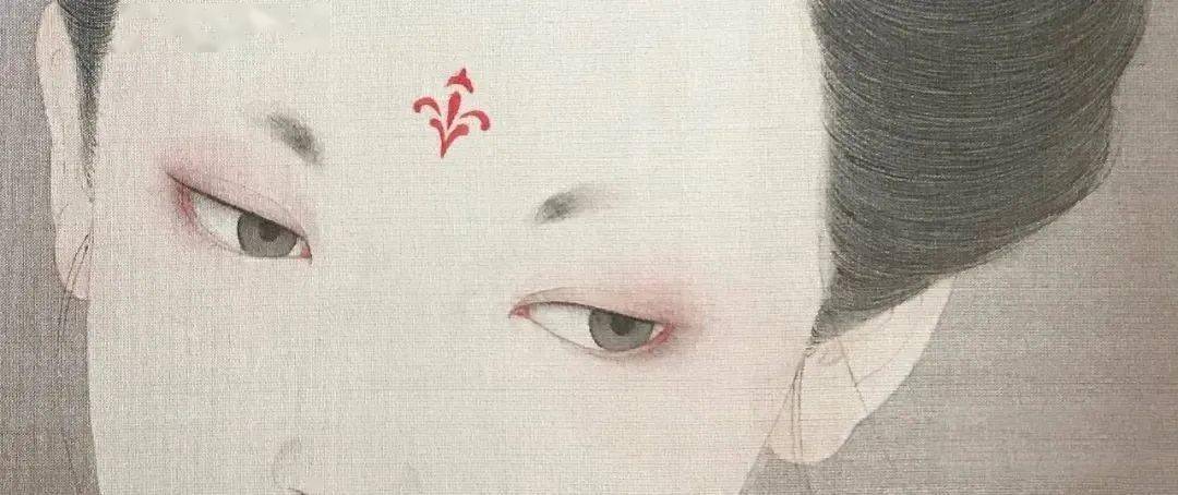 周雪的工笔画新工笔花园中一朵奇特的花