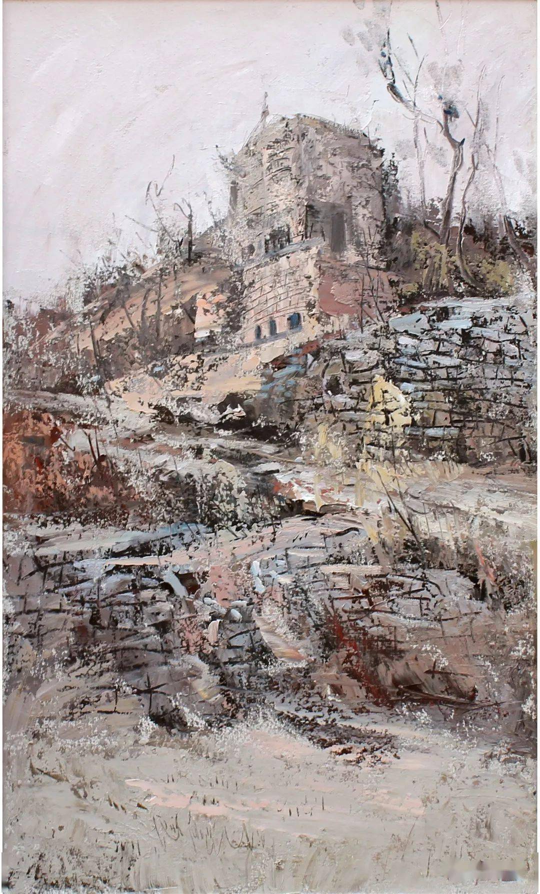 艺术与情怀油画家程克古村落系列作品赏析