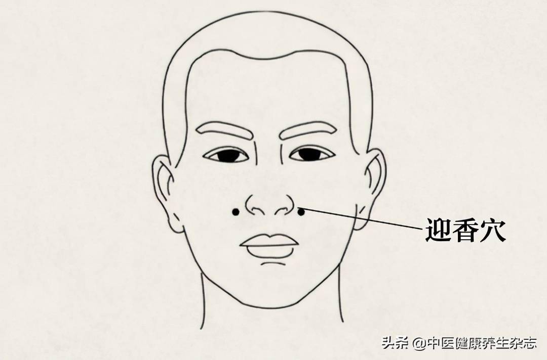 吸冷气鼻子疼鼻部疾病可以按揉这个穴位