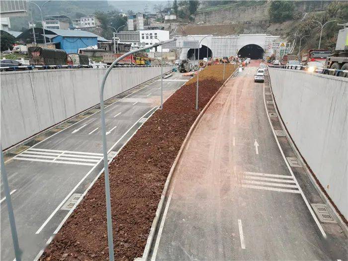 高清航拍图涪陵鹅西路即将全线通车涪陵城区交通建设再升级