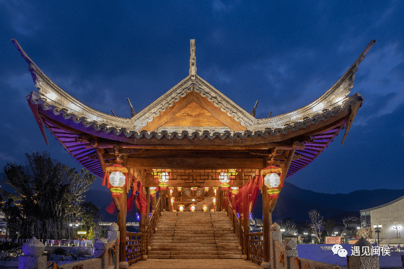 閩越水鎮璀璨夜景,等你來賞!_閩侯縣