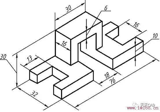根据轴测图绘制二维图图例100例