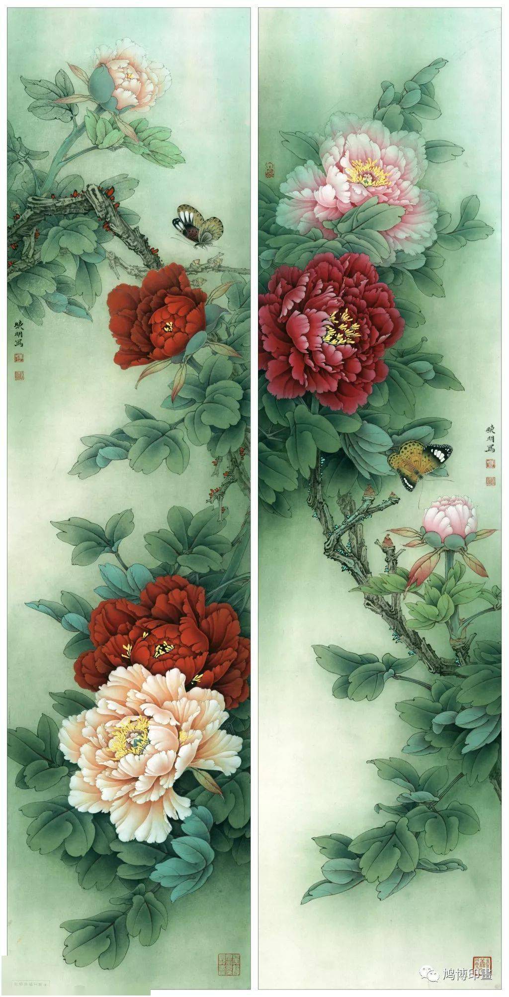 李晓明工笔花鸟90幅张张精彩值得一看