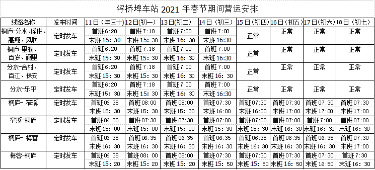 桐庐公交车路线图,桐庐公交线路图 春节出行桐庐最全客运安排给你准备好了