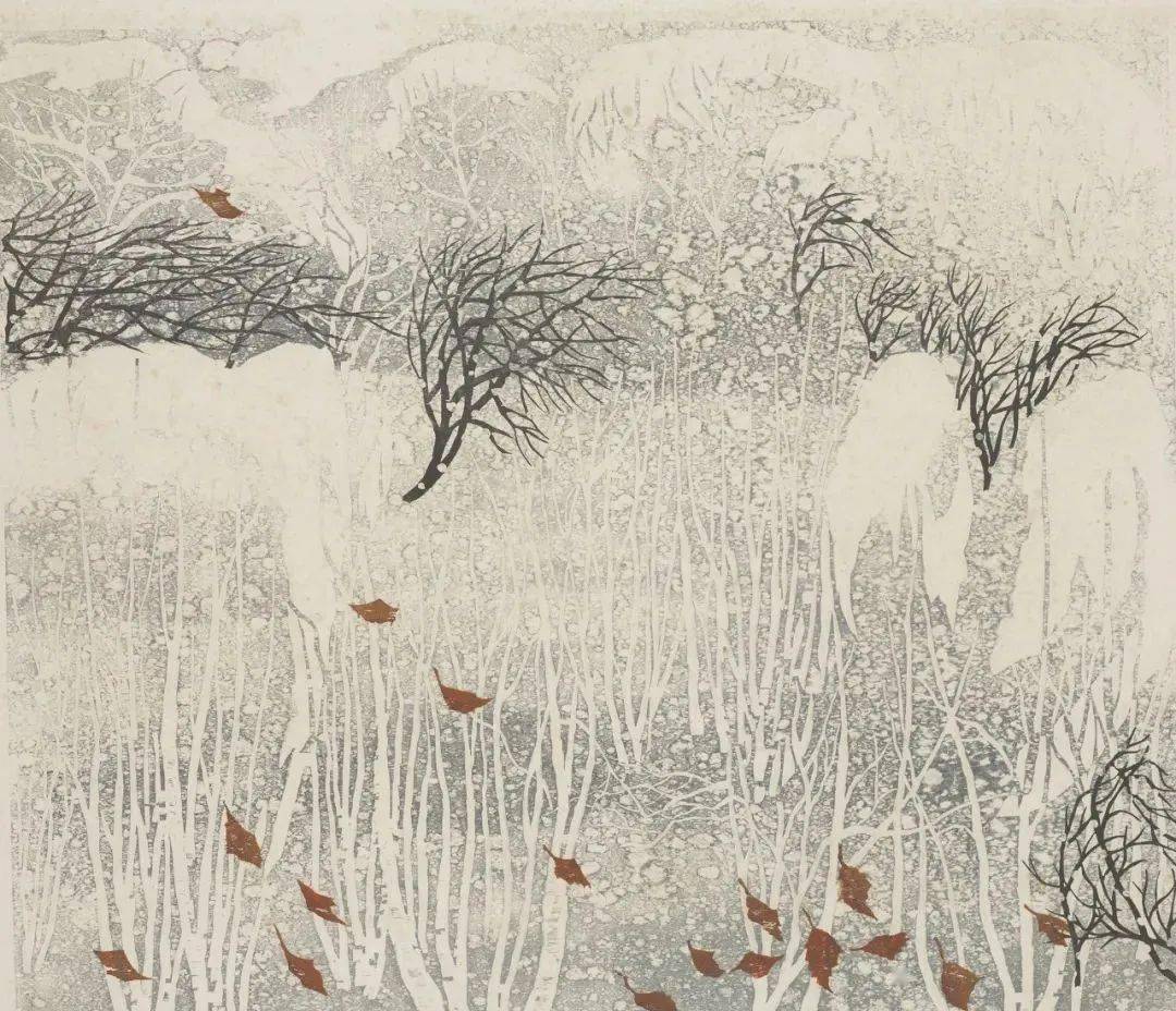 冬韵北大荒之美61版画八