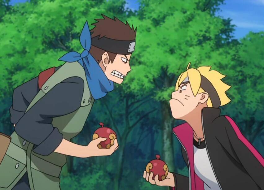 鸣人收的第一个徒弟就是木叶丸,两人虽然不以师徒相称,但是鸣人把自己