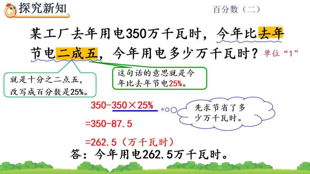寒假预习人教数学46年级下册第4课图文讲解