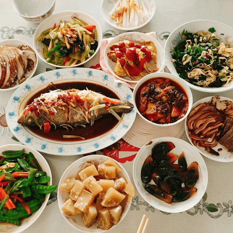 吃饭美食图片真实图片