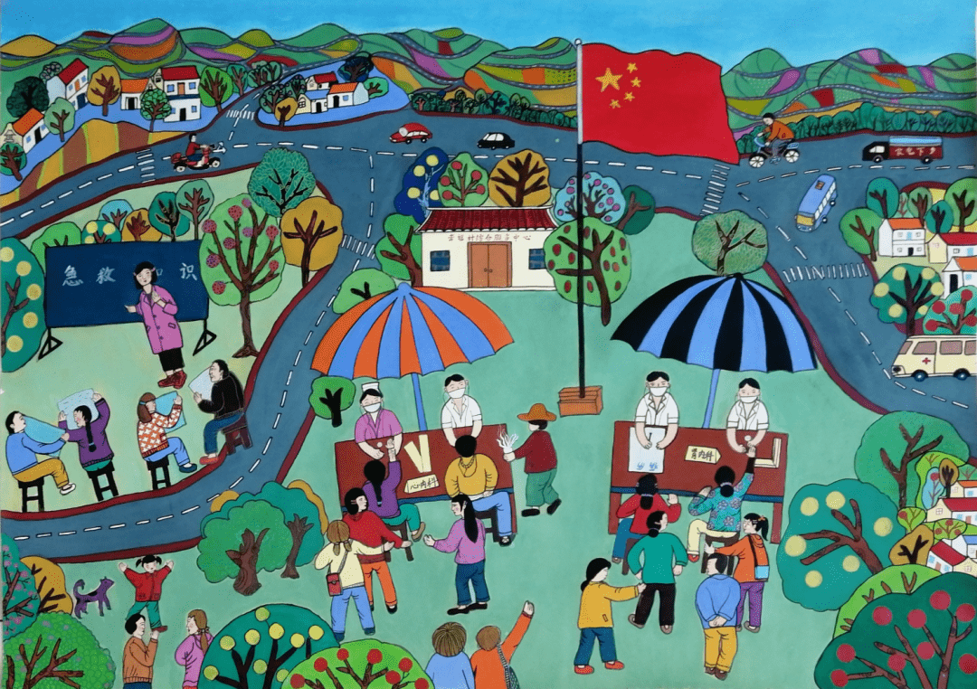 宅家不无聊|"我们的小康生活"简阳农民画云上展览