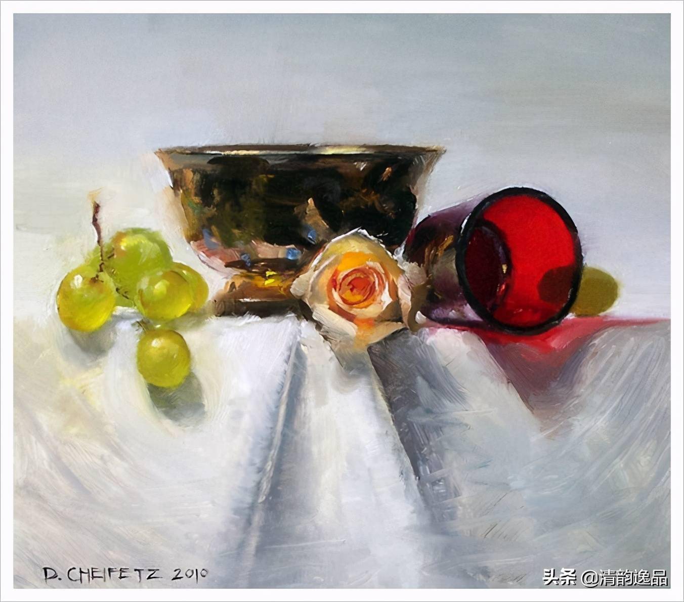美国艺术家davidcheifetz油画静物作品欣赏