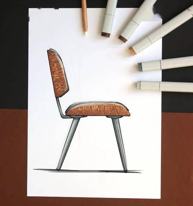 【分享】手绘家具单体表现图!