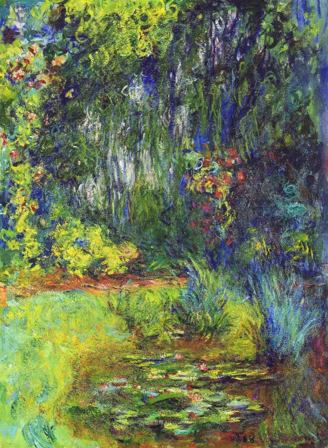 阳光四溢的色彩大师 | 以莫奈的花园祝你牛年欣欣向荣_绘画