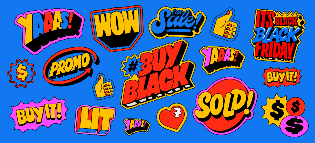 net/lebassis夸张有趣的字体设计丰富的色彩搭配有趣的插图这些都是