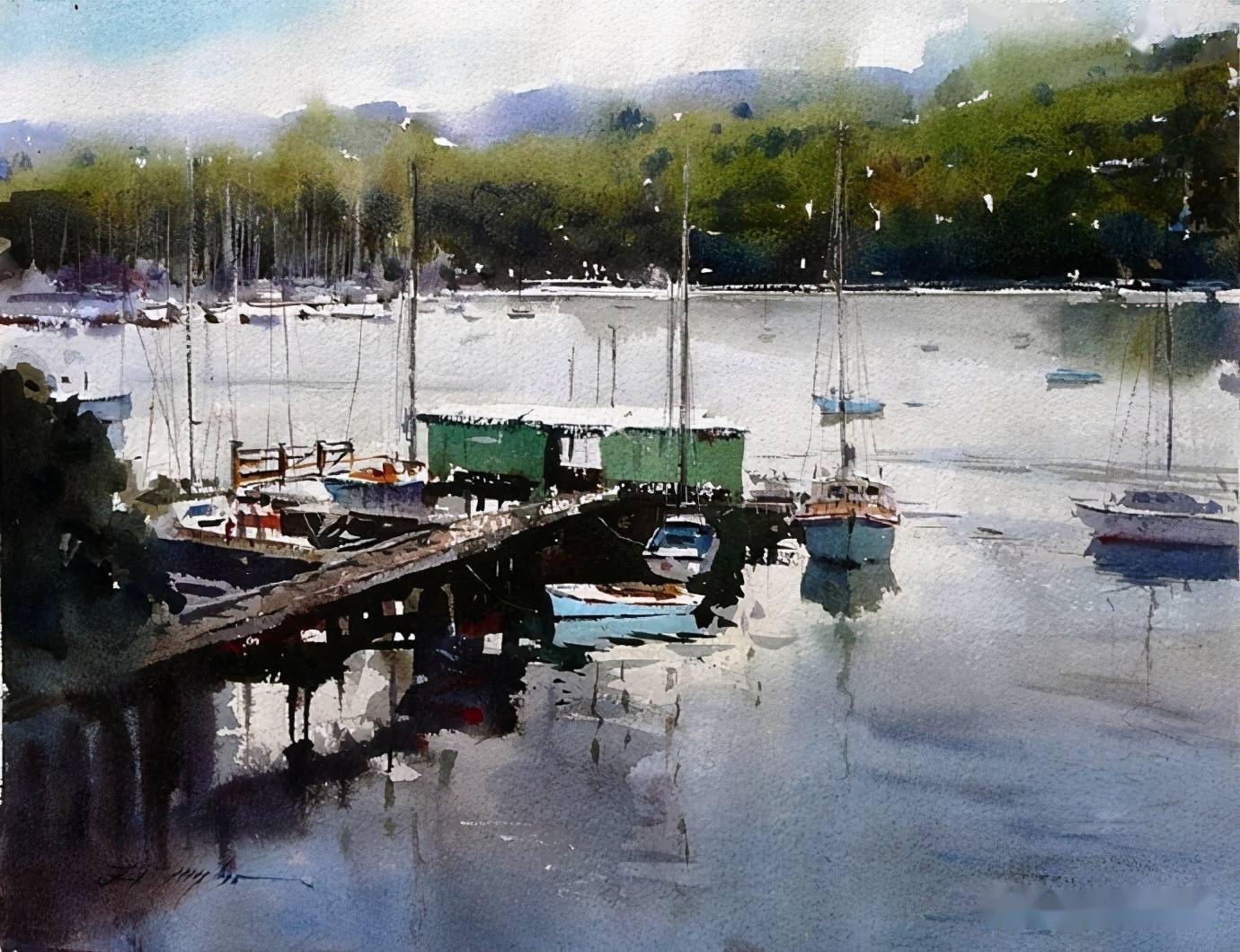 澳大利亚画家 david taylor 水彩作品欣赏