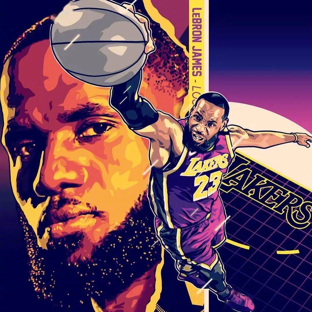 一组湖人球星漫画_科比