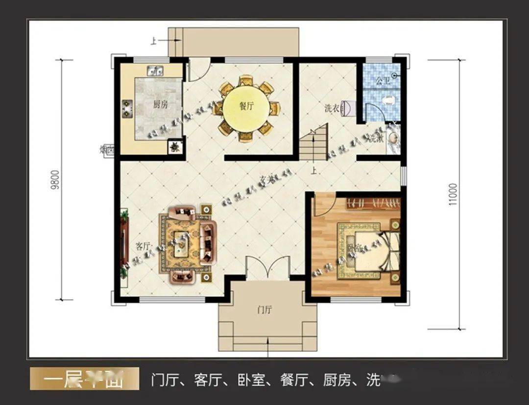11x11米三层复式豪华欧式别墅6室3厅大气奢华让人羡慕不已