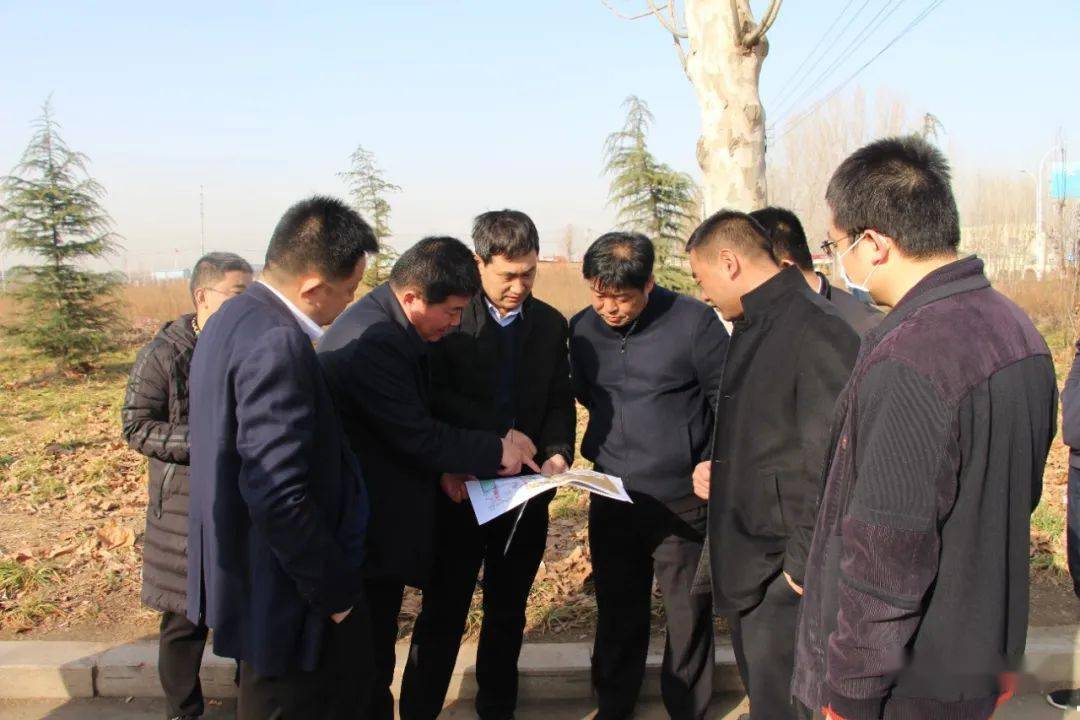 县政府副县长布方锋调研有关园区道路改线维修改造工作