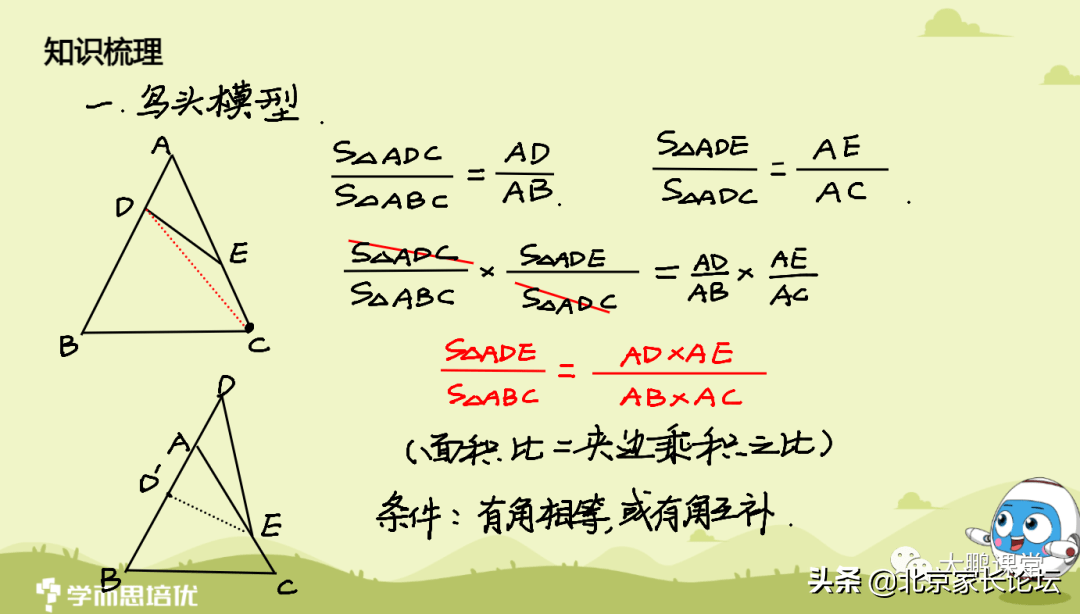 五年级奥数燕尾模型图片