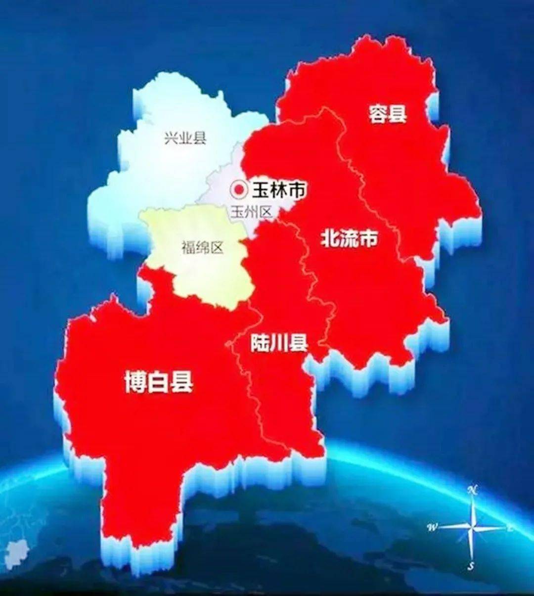 广西兴业县乡镇地图图片