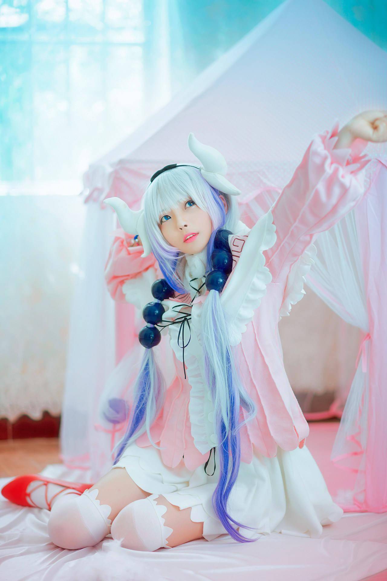 小林家的龙女仆康娜cosplay萌萌哒